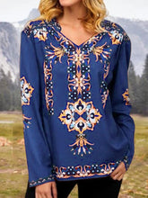 Load image into Gallery viewer, Spring loose print long sleeve T-shirt