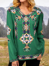 Load image into Gallery viewer, Spring loose print long sleeve T-shirt
