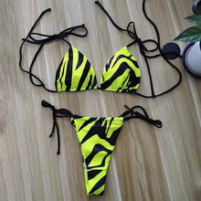Load image into Gallery viewer, Summer Backless Sexy Swimsuit Hot Ladies Triangle Swimwear