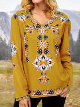 Load image into Gallery viewer, Spring loose print long sleeve T-shirt