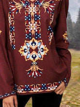 Load image into Gallery viewer, Spring loose print long sleeve T-shirt