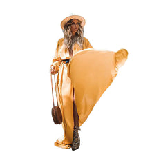 Load image into Gallery viewer, New Fashion Loose Pure Color Long Sleeve Lace Up Long Cardigan Jacket