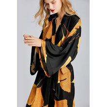 Load image into Gallery viewer, New style pajamas women&#39;s spring and summer Nightgown medium length plus size bathrobe morning gown household clothes