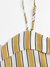 Load image into Gallery viewer, Summer Spaghetti Strap Stripe Short Jumpsuit Rompers