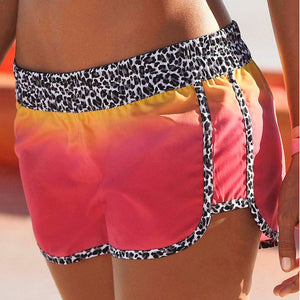 Women's Sexy Split Swimwear Flat Angle Gradient Bikini