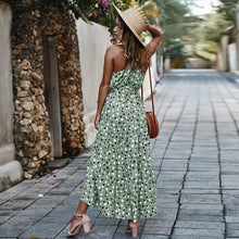 Load image into Gallery viewer, Summer polka dot holiday style swing dress