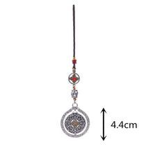 Load image into Gallery viewer, Tibetan 360 rotating alloy guard copper mirror Pendant keyChain phone chain
