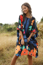 Load image into Gallery viewer, Fashion Fluffy Loose Dress Round Neck Bat Sleeve Women&#39;s Dress