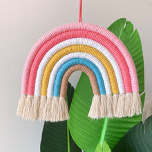 Load image into Gallery viewer, Home children&#39;s room decorative pendant woven rainbow pendant wall Pendant