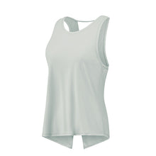 Load image into Gallery viewer, Quick-dry mesh yoga gym hoodie loose breathable running sports vest sleeveless T-shirt