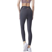 Load image into Gallery viewer, Peach hip cross high waist yoga pants hip-lifting elastic fitness sweatpants