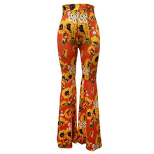 Load image into Gallery viewer, New Printed High-waist Flared Pants Holiday Style Leggings