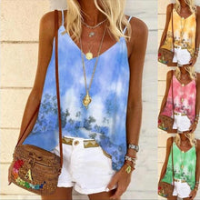 Load image into Gallery viewer, Women&#39;s Summer Flower Print Loose Camisole Top