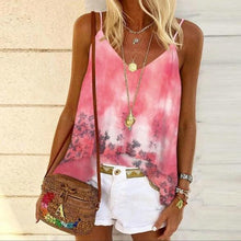 Load image into Gallery viewer, Women&#39;s Summer Flower Print Loose Camisole Top