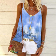 Load image into Gallery viewer, Women&#39;s Summer Flower Print Loose Camisole Top