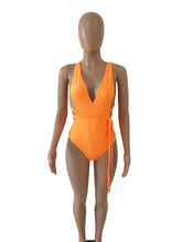 Load image into Gallery viewer, Solid color sexy one-piece swimsuit