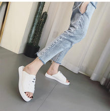 Load image into Gallery viewer, Half Slipper Fashion Wears Wild Casual Canvas Sandals