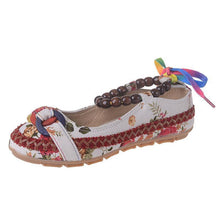 Load image into Gallery viewer, Beaded Ethnic Style Retro Bandage Embroidered Cloth Shoes