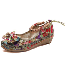 Load image into Gallery viewer, Beaded Ethnic Style Retro Bandage Embroidered Cloth Shoes