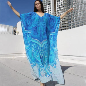 Beach Robes Seaside Vacation Blouse Cover Up Dress