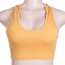 Load image into Gallery viewer, U-neck Bare Midriff Sports Bras