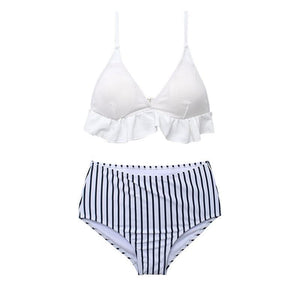 Striped Beach Swimsuit Bikini