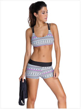 Load image into Gallery viewer, Bikini Fashion Print Three-piece Split Swimsuit