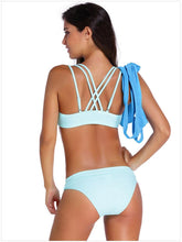 Load image into Gallery viewer, Bikini Fashion Print Three-piece Split Swimsuit