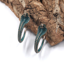 Load image into Gallery viewer, Retro hand-woven rope serpentine earrings