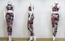 Load image into Gallery viewer, Printed Vest Trousers Sports Yoga Pants Fitness Leggings
