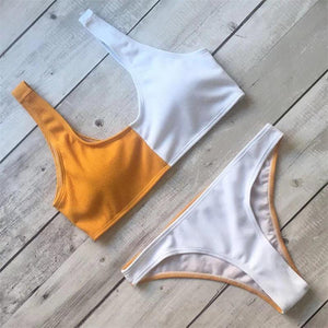 Color Matching Sexy Bikini Swimsuit