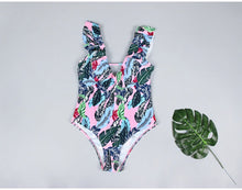 Load image into Gallery viewer, Falbala Printed One-piece Swimwear