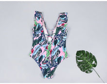 Load image into Gallery viewer, Falbala Printed One-piece Swimwear