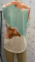 Load image into Gallery viewer, Women&#39;s Top Collar Tie-dye Printing Vest T-shirt