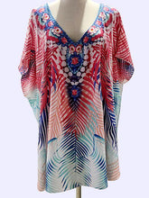 Load image into Gallery viewer, Chiffon Printed Loose Large Size Holiday Blouse