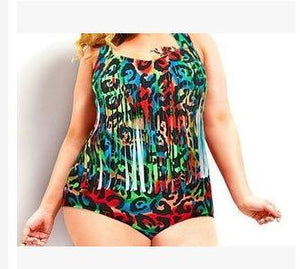 Sexy Fringed Halter Plus Size Swimsuit