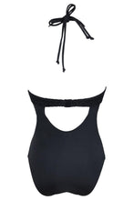 Load image into Gallery viewer, Swimsuit Women&#39;s Solid Color New Style One-Piece Swimming Suit Sexy Solid Color Cutout Lace One-Piece Swimsuit