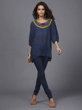 Load image into Gallery viewer, Unique Bohemia Half Sleeve Embroidery Blouse Tops