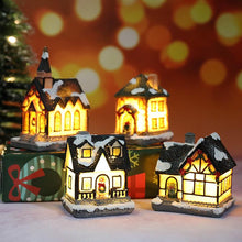 Load image into Gallery viewer, Christmas new Christmas decorations resin small house micro landscape resin house small ornaments Christmas gifts