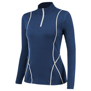 Women's autumn and winter fleece long-sleeved yoga sportswear fitness running slim top half zipper sweater