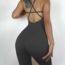 Load image into Gallery viewer, Aerial yoga jumpsuit training fitness beauty back ballet jumpsuit female.