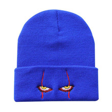 Load image into Gallery viewer, Pennywise scary eyes  hat warm cover hip hop Hat Wool Hat
