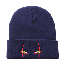 Load image into Gallery viewer, Pennywise scary eyes  hat warm cover hip hop Hat Wool Hat