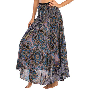 Casual dress, skirt, beach resort skirt, two oversized skirts