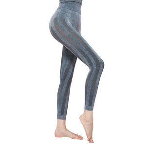 Solid Color Seamless Wash Yoga Pants Women's Sports Tights