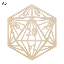 Load image into Gallery viewer, 1PC Flower of Life Shape Wooden Wall Sign Laser Cut Non-slip Coaster Set Wood Placemats Table Mat Round Cup Pad Art Home Decor