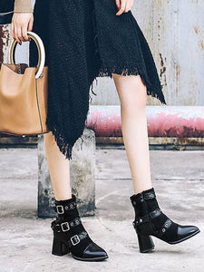 Women Bandage Boots Shoes