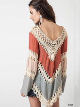 Load image into Gallery viewer, Special Long Sleeve V Neck Hollow T-Shirt Tops