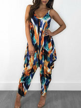 Load image into Gallery viewer, Printed Sleeveless Summer Jumpsuit Romper
