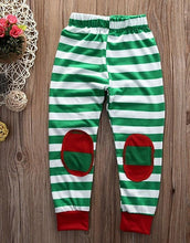 Load image into Gallery viewer, Family Christmas pajams stripe set Xmas family suit